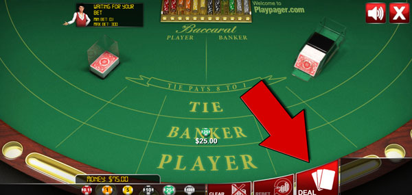 Baccarat Online game screen 4
