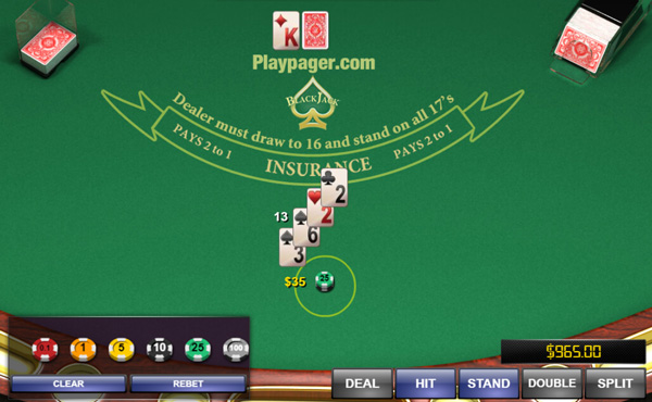 Online Blackjack Spiel