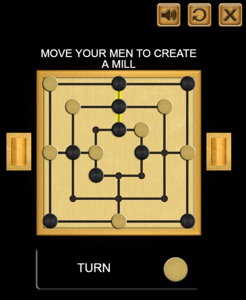 Play Nine Mens Morris online