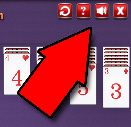 Klondike Solitaire buttons