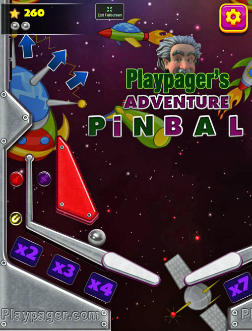 Pinball-Spiel-Bonus