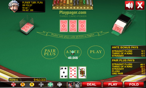 Play poker online