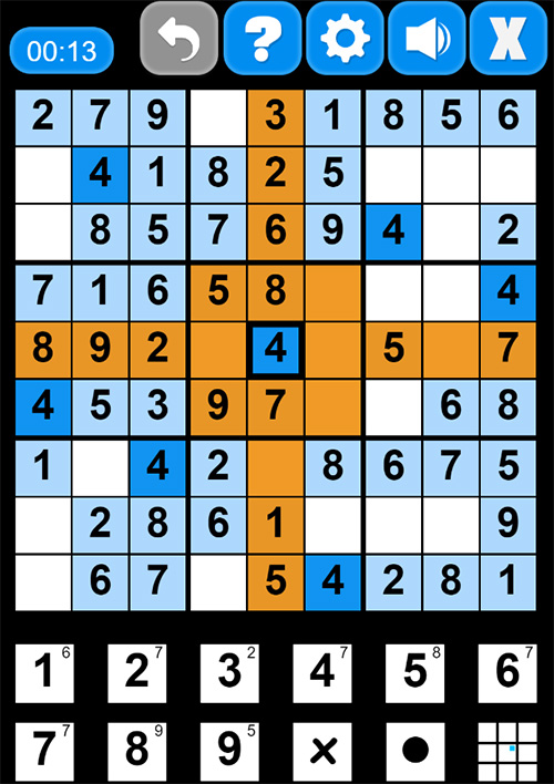 Play Sudoku online