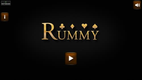 Rummy Startbildschirm