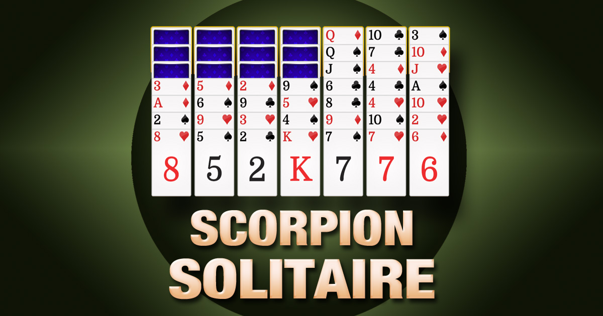 Free Scorpion Solitaire Online Game Playpager