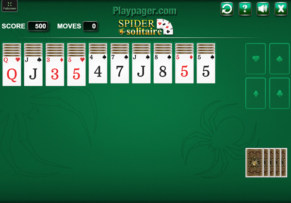 Play Spider Solitaire online