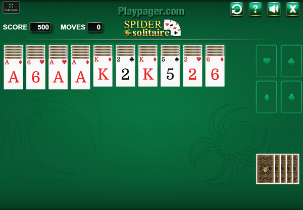 Online Spider Solitaire Game