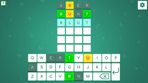 Online-Finde das Wortspiel