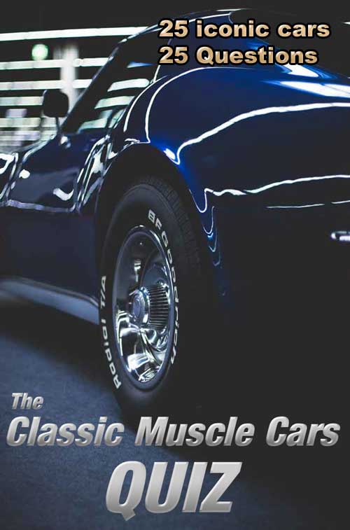 Classic muscle car quiz
