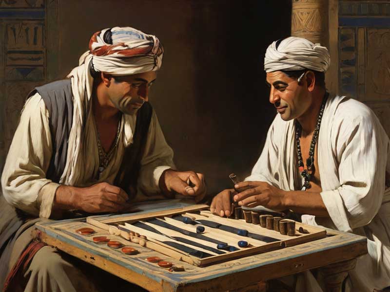 Die Geschichte von Backgammon